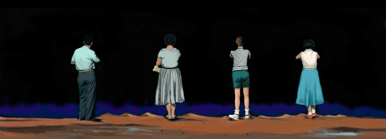 Night Lives Scene 11, 2016 (dijital medya) by Marjorie Weiss