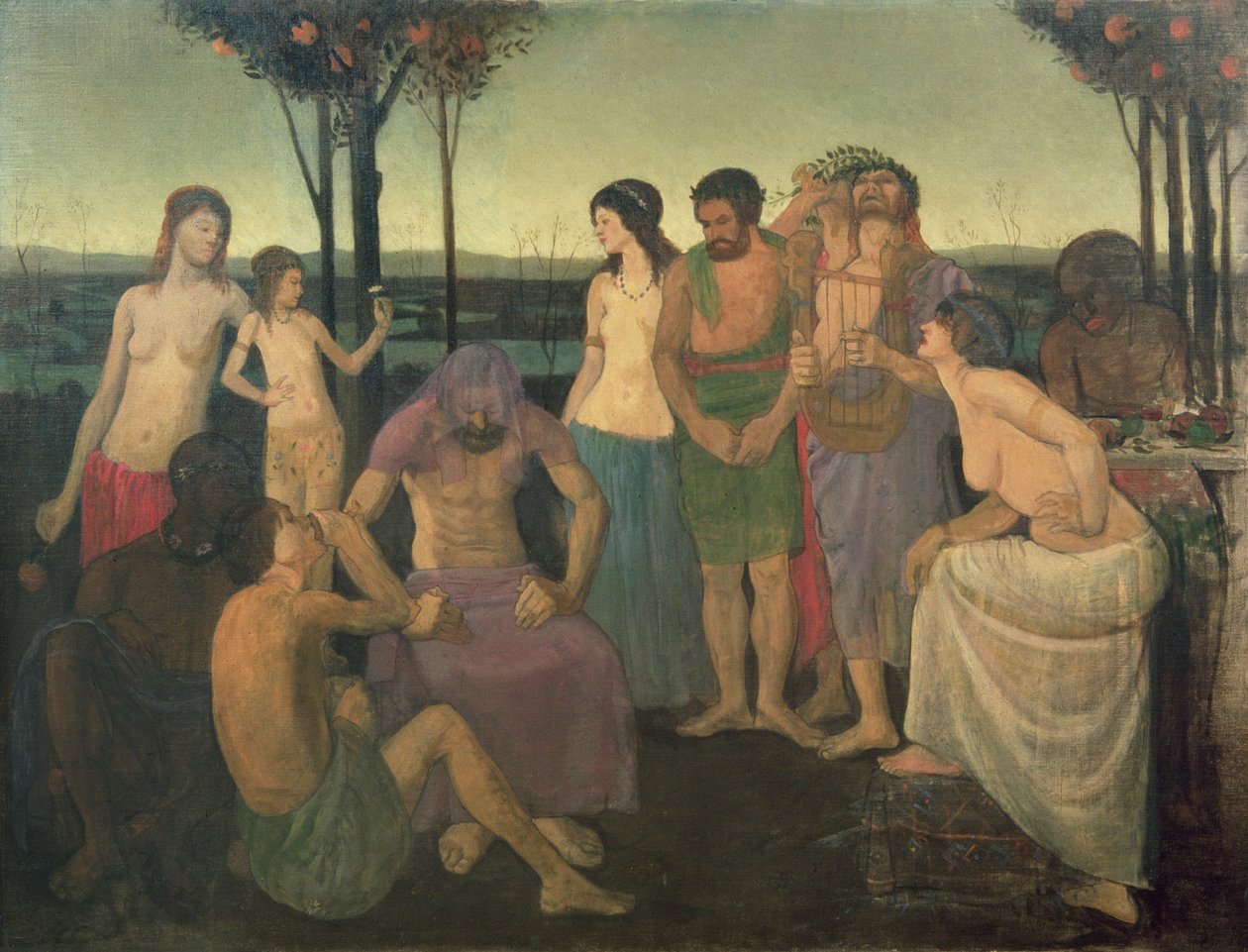 Alegori, c.1910 by Mark Gertler