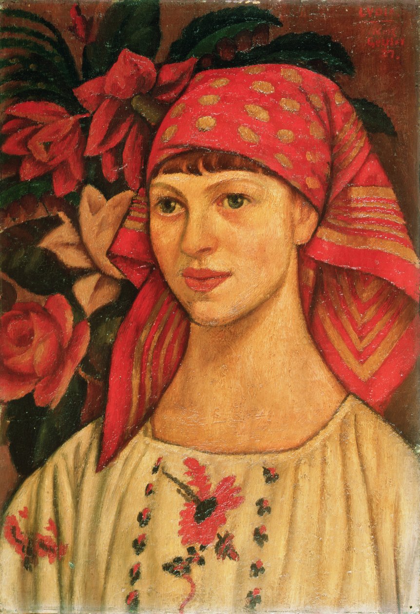 Lydia Sherwood'un Portresi, 1907 by Mark Gertler