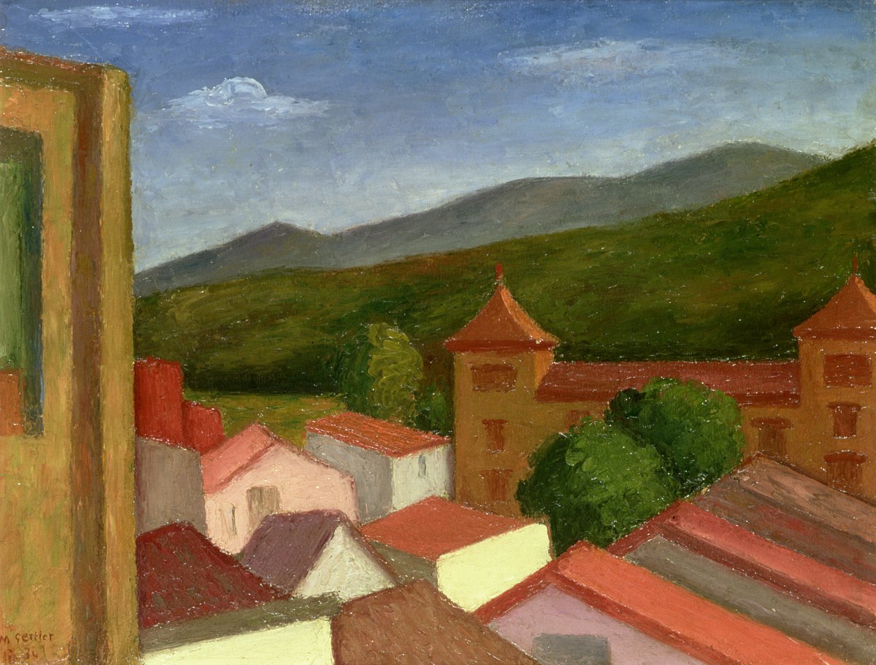 Manastır, 1934 by Mark Gertler