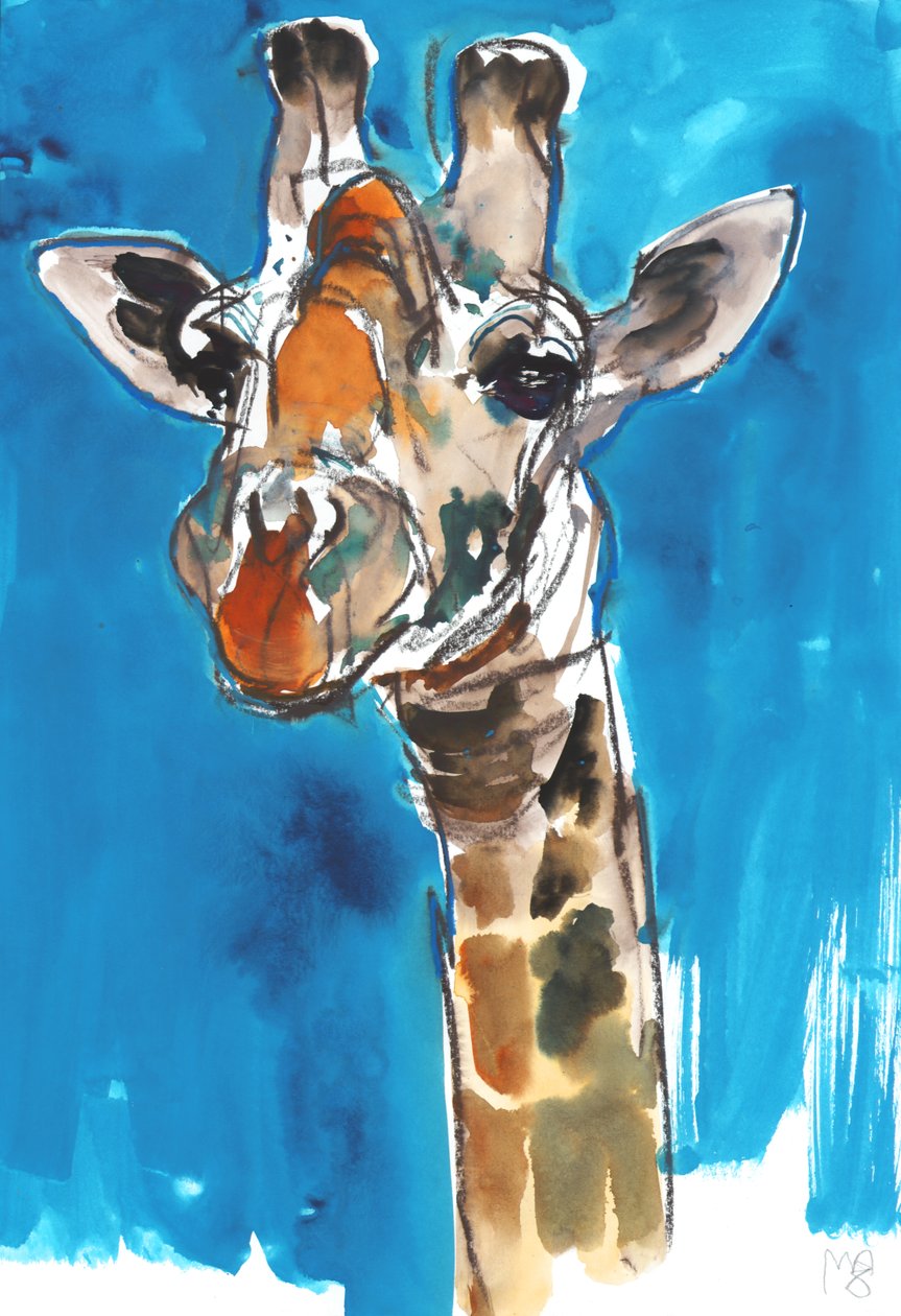 Mavi Gökyüzü Zürafa, 2018 by Mark Adlington
