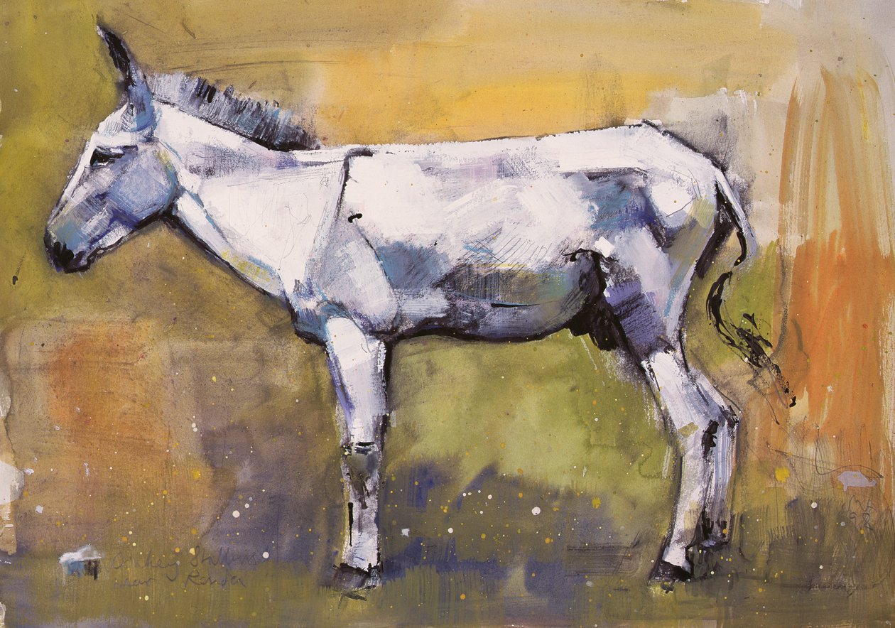 Eşek Aygırı, Ronda, 1998 (kağıt üzerinde karışık teknik) by Mark Adlington