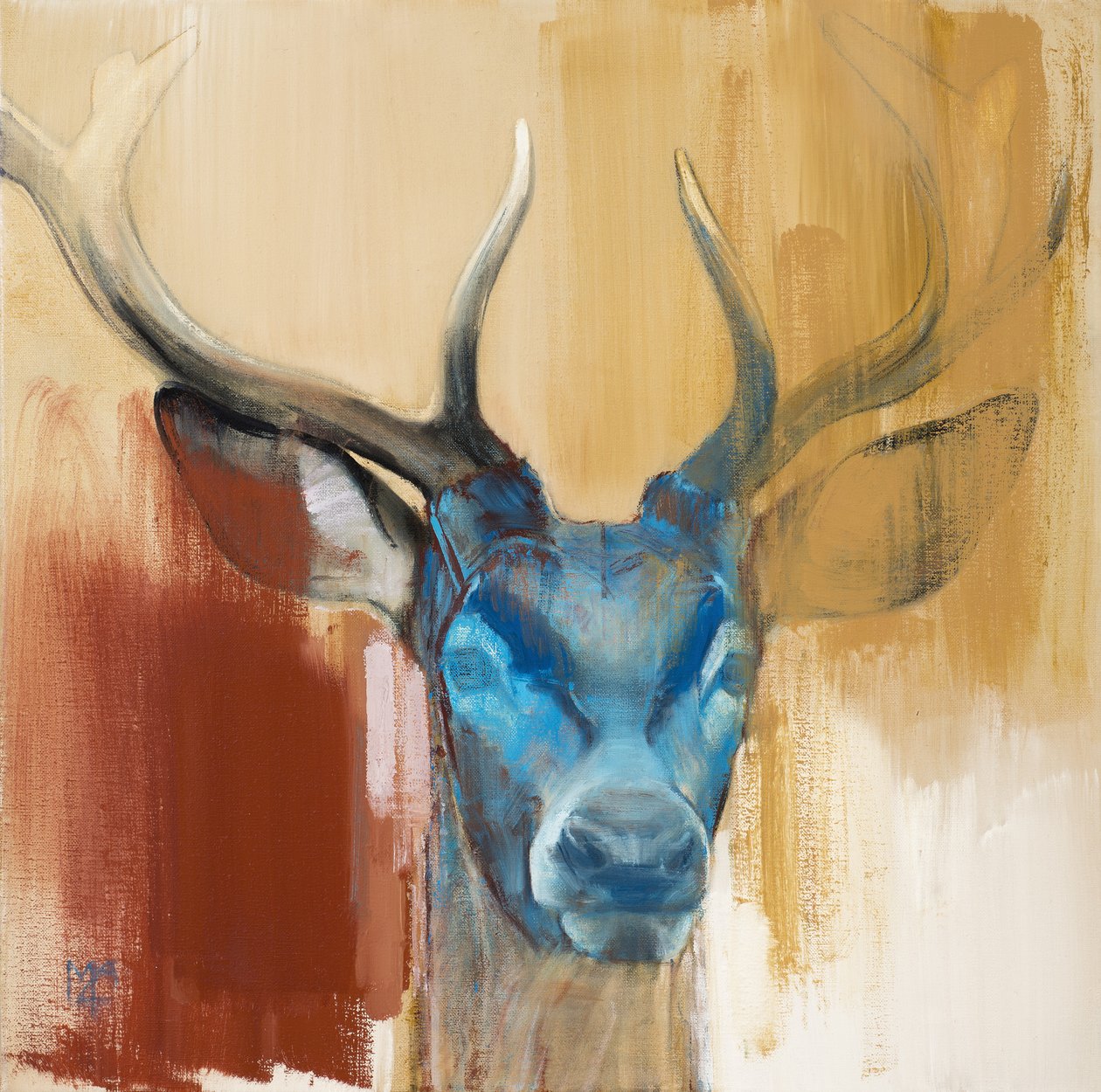 Maske (genç geyik), 2014 by Mark Adlington