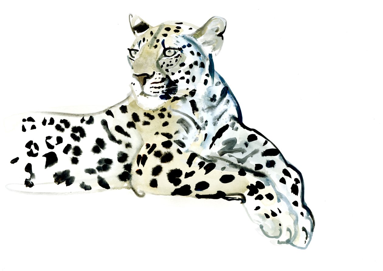 Poise, 2015, (kağıt üzerine sulu boya) by Mark Adlington