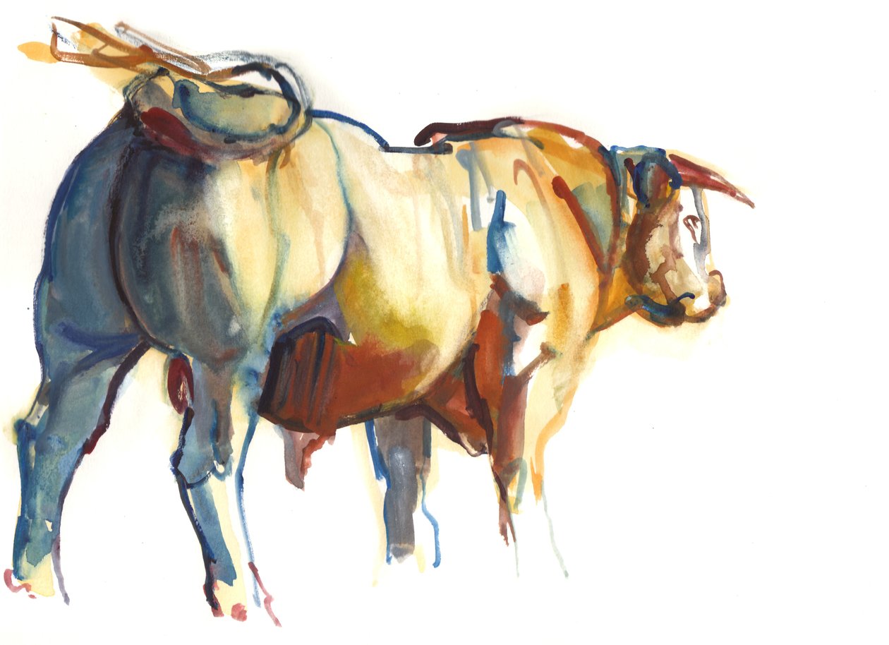 Stand Fast, 2010, (kağıt üzerine sulu boya ve guaj boya) by Mark Adlington