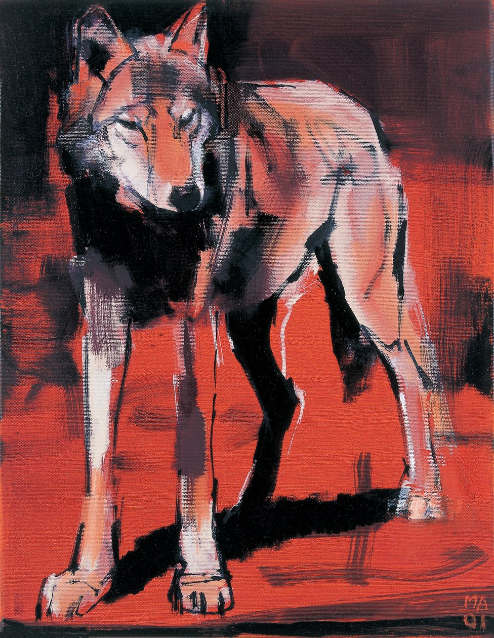 Yaz Kurdu, 2001 (tuval üzerine karışık teknik) by Mark Adlington