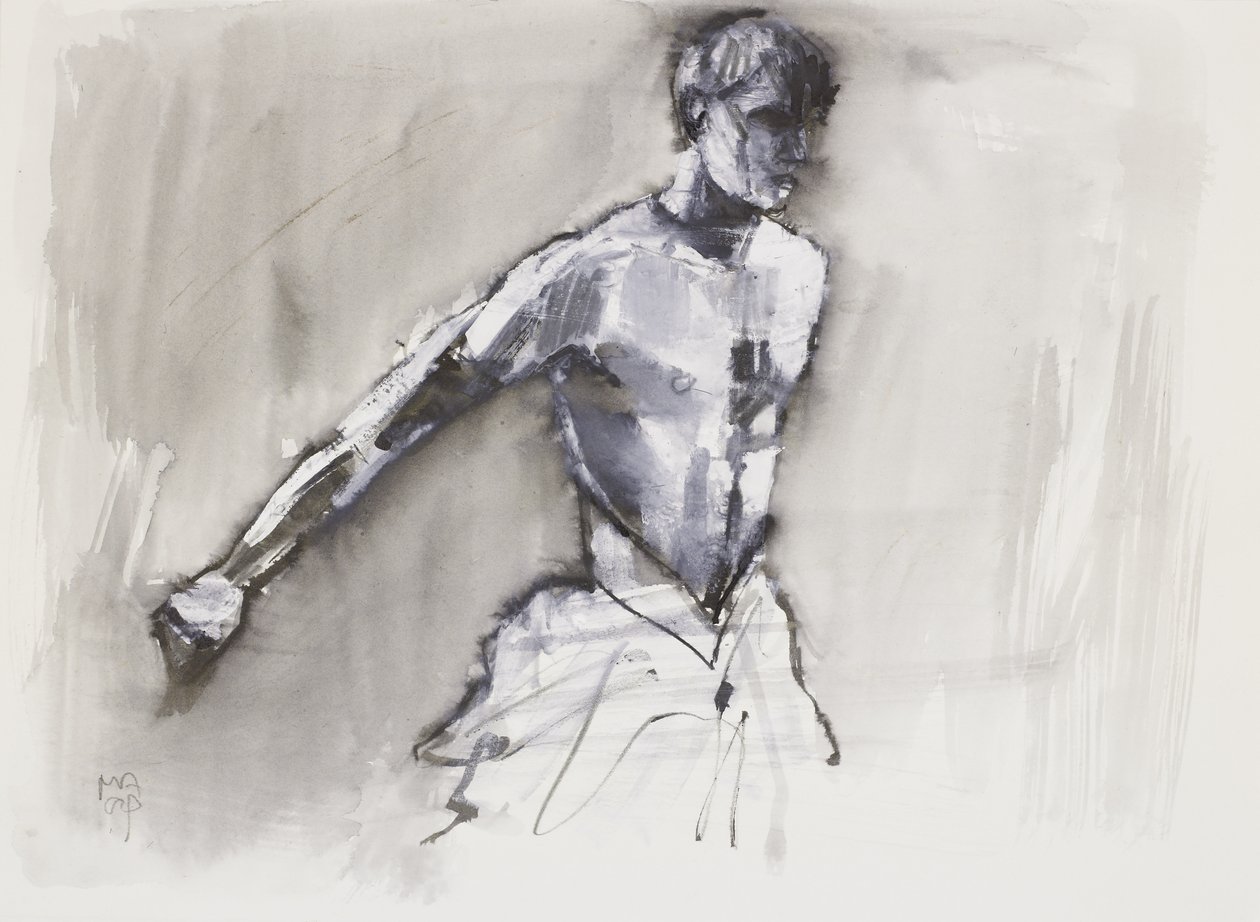 Kuğu Gölü, 2001 (kağıt üzerinde karışık teknik) by Mark Adlington