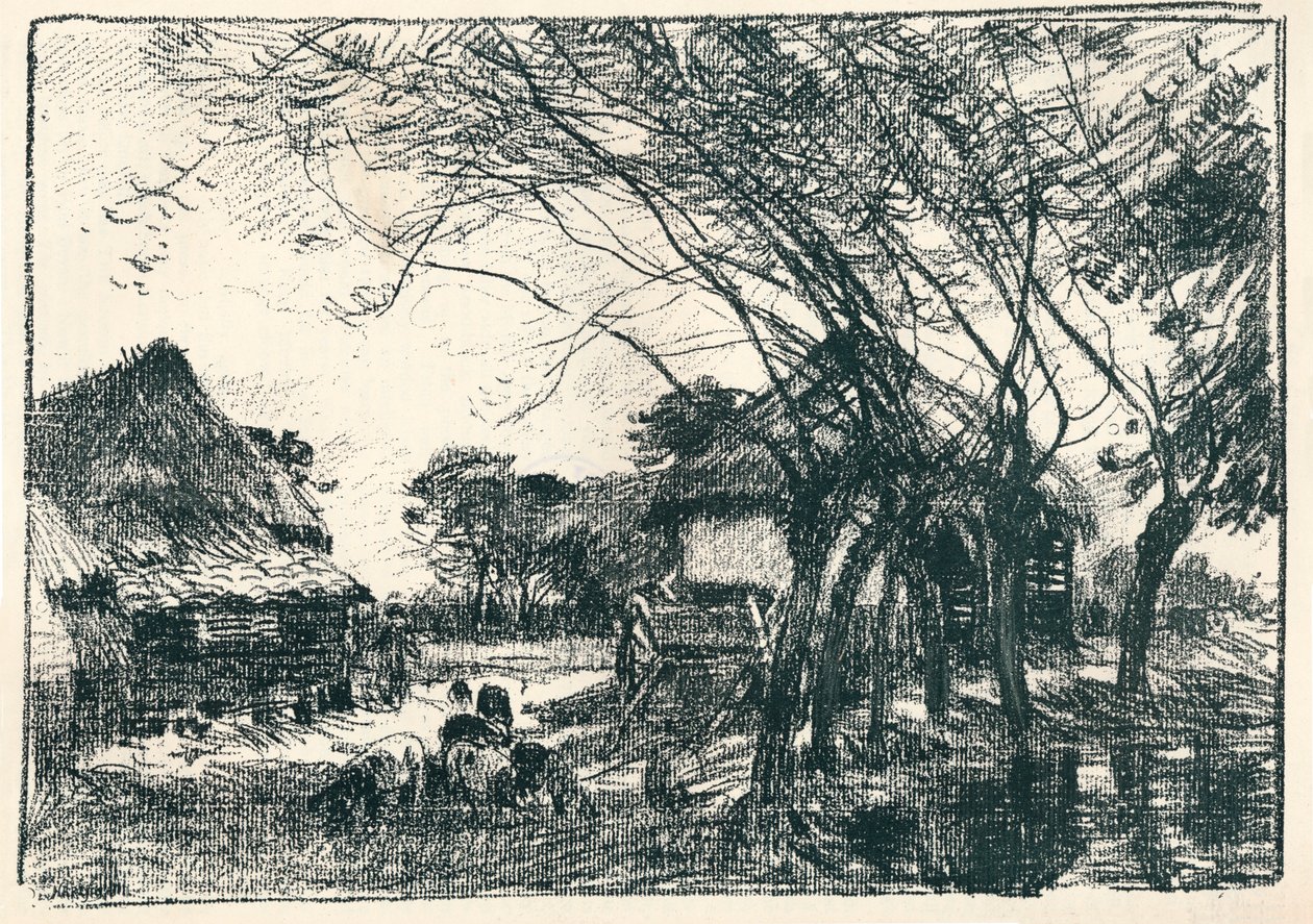 Çiftliğin Arkasında, 19. yüzyıl by Mark Fisher