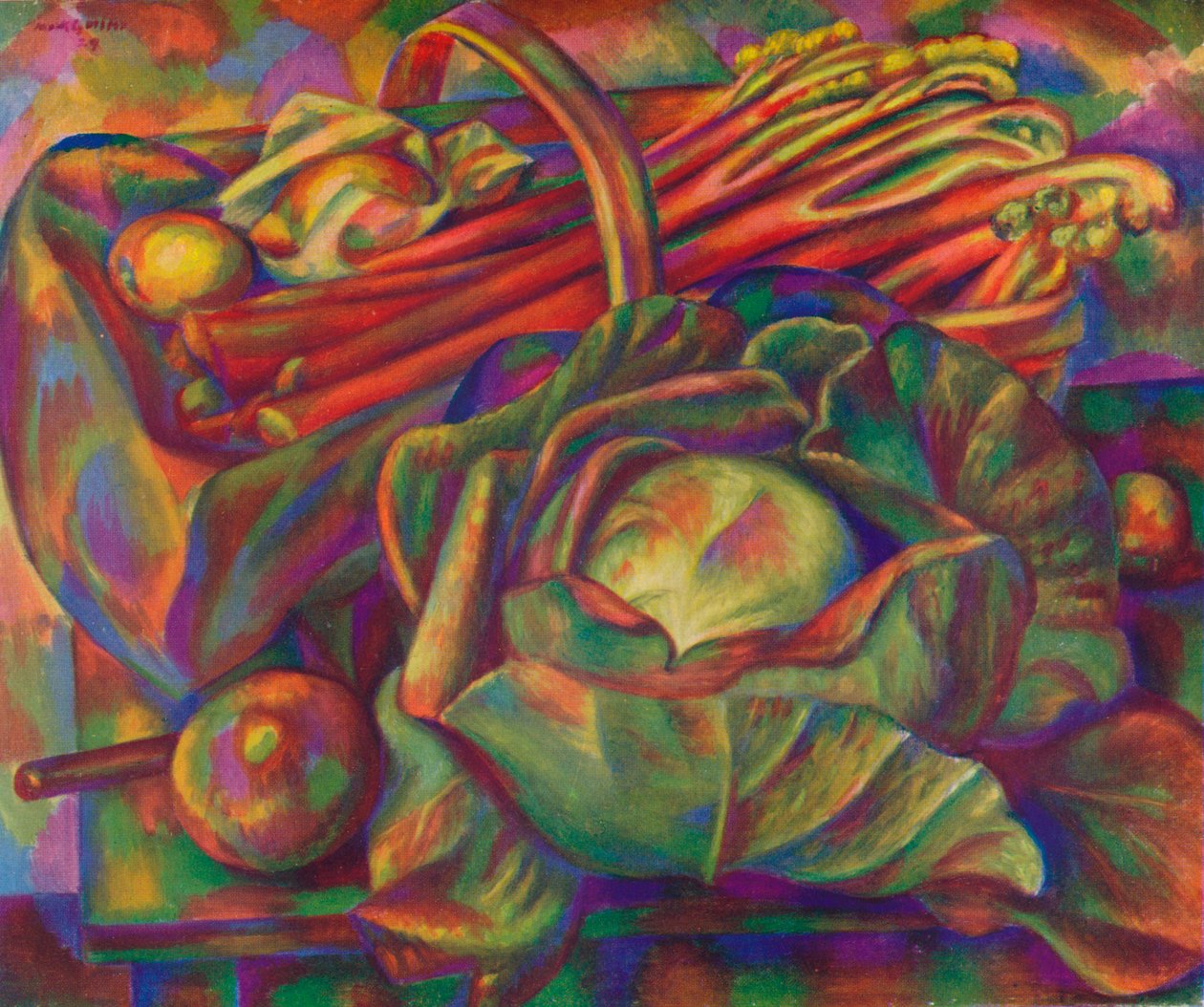 Lahana ve Ravent Savoy Green, 1929 1930 by Mark Gertler