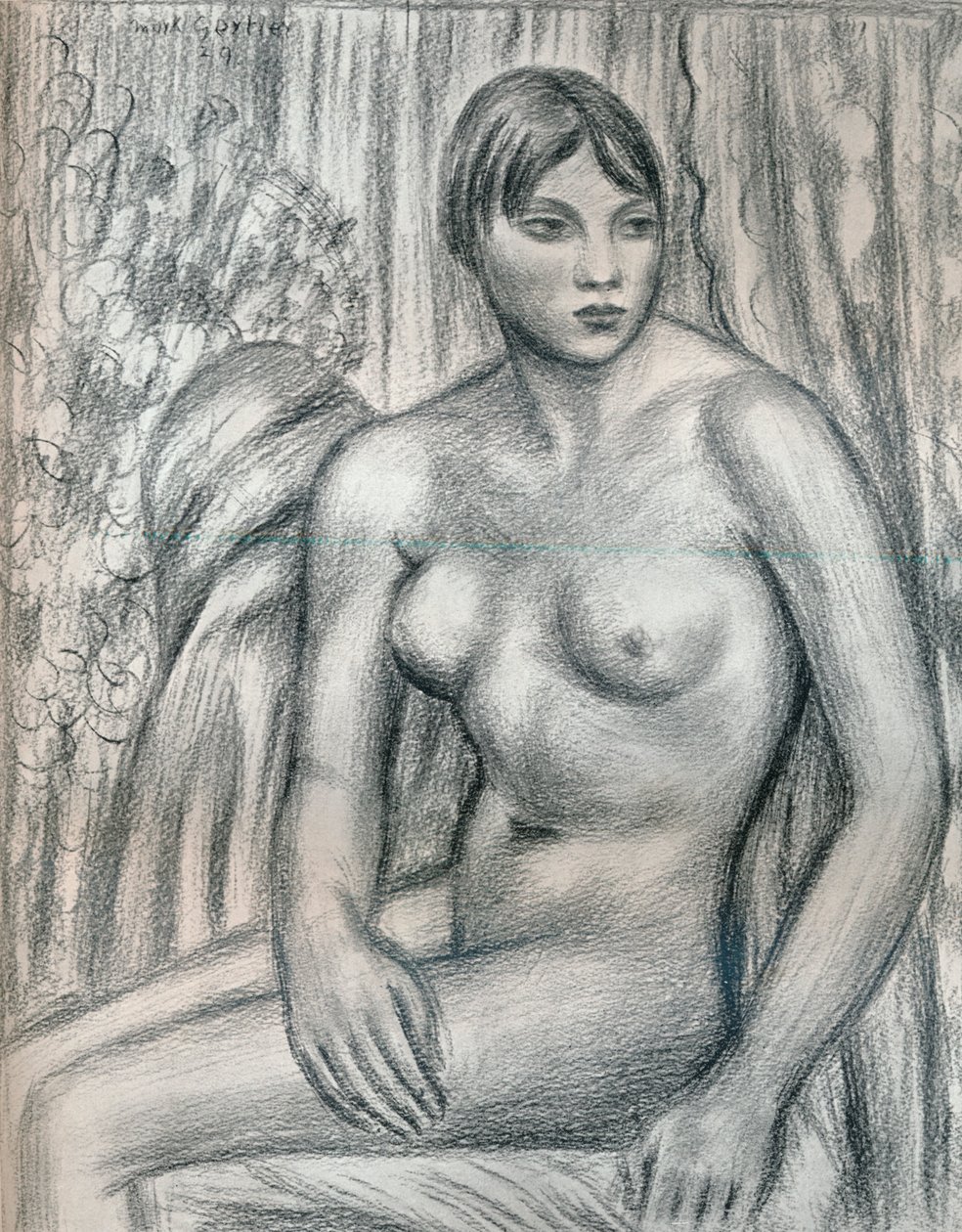 Çıplak Çalışma, 20. yüzyıl 1932 by Mark Gertler