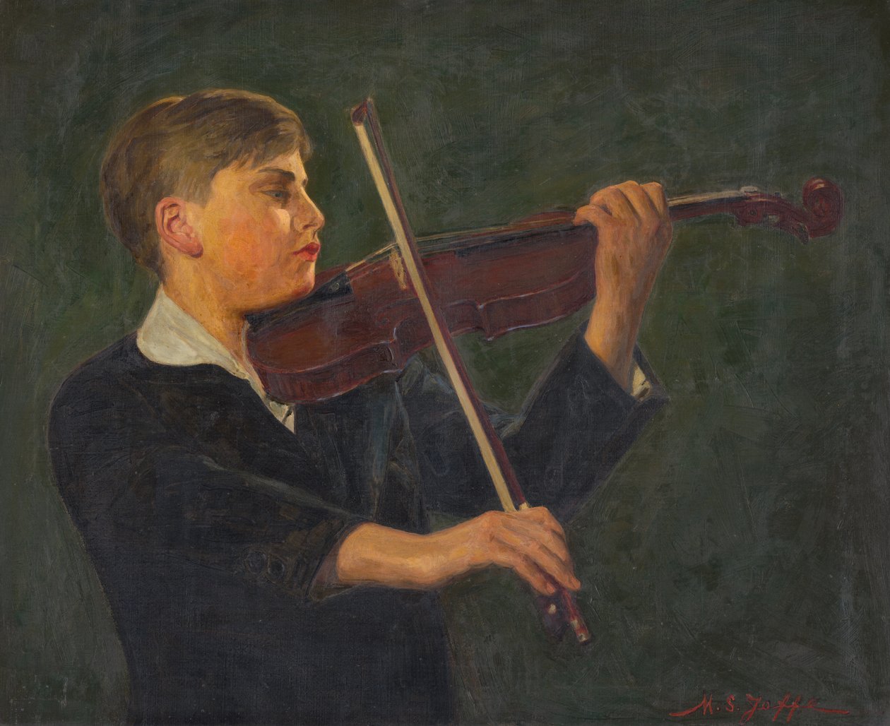 Yehudi Menuhin, 1932. by Mark S. Joffe
