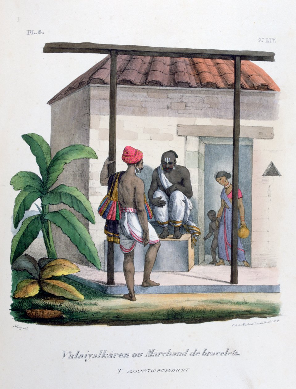 Bilezik Tüccarı, 1828 by Marlet et Cie