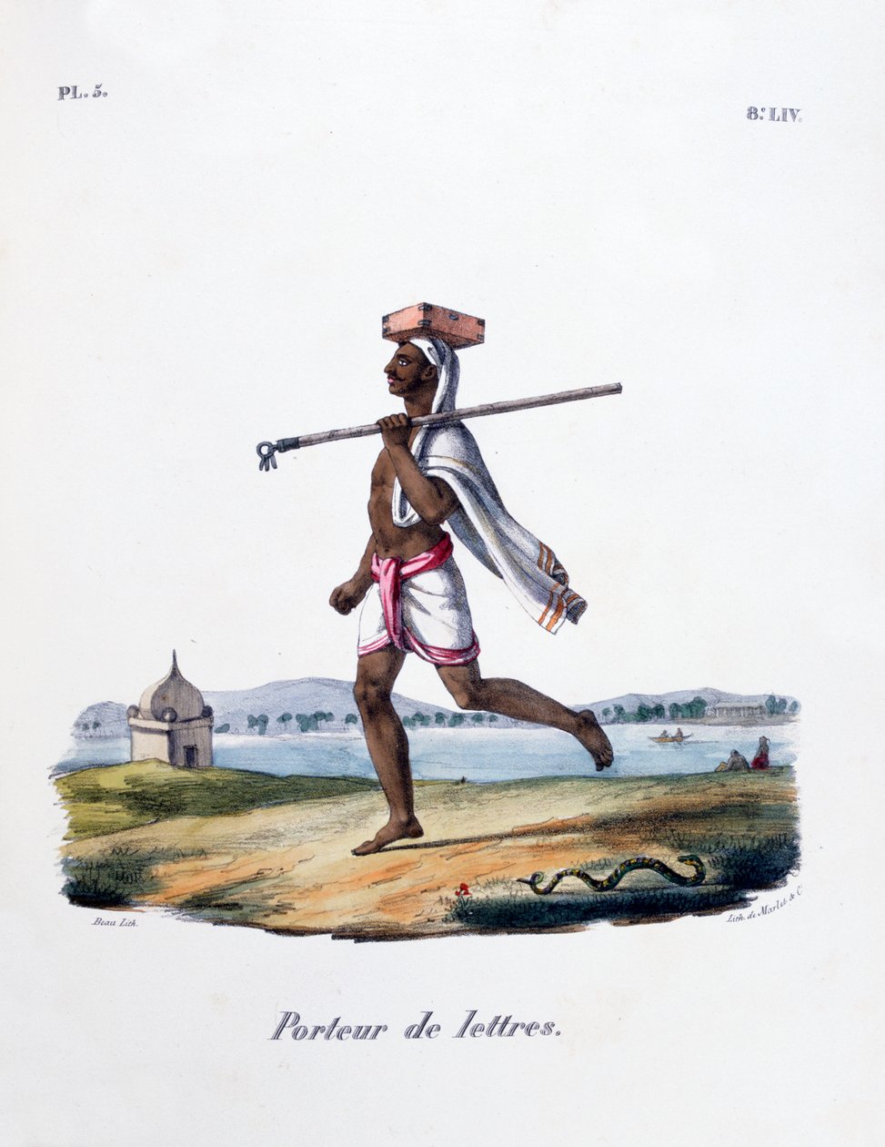 Mektup Taşıyıcı, 1828 by Marlet et Cie