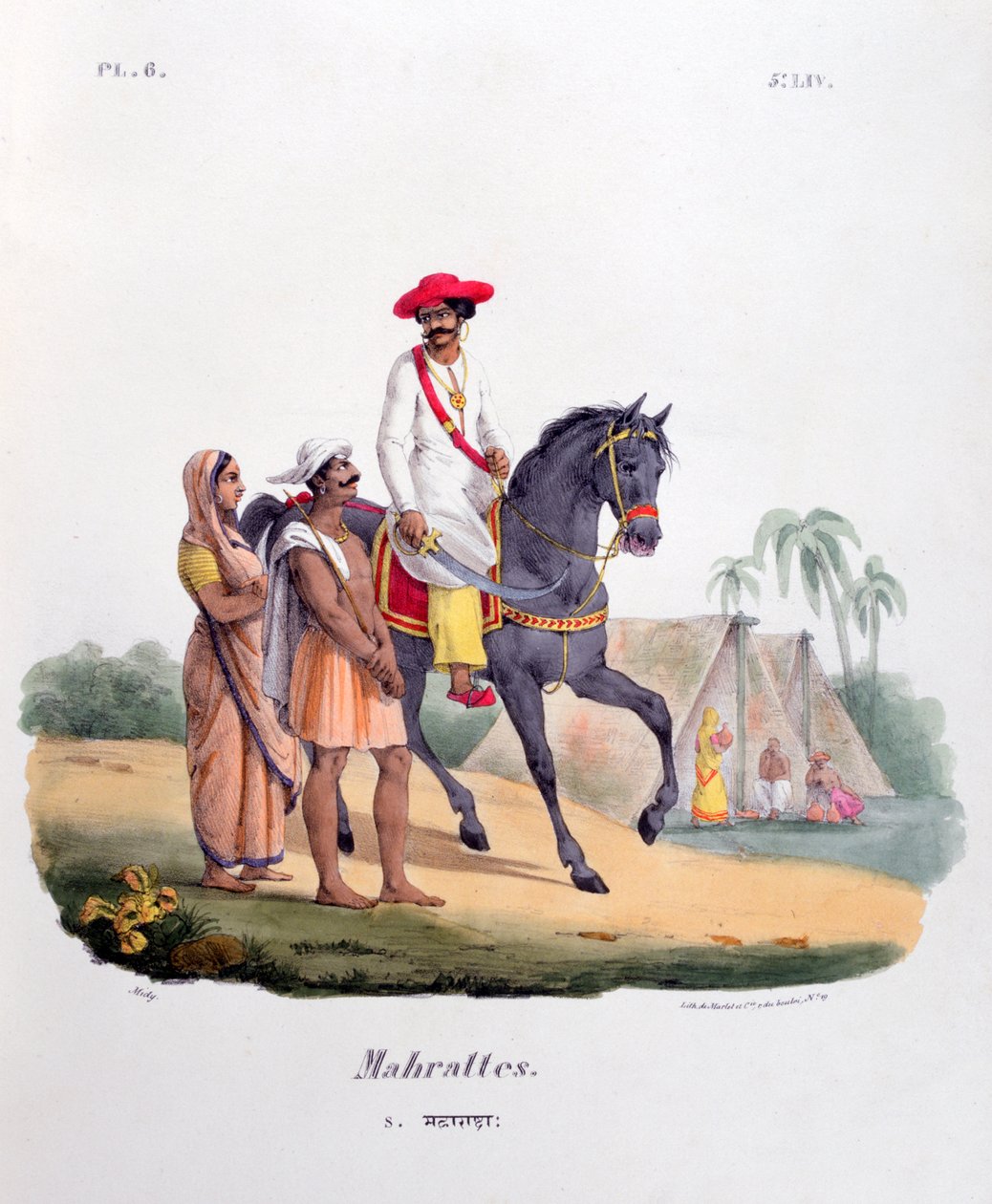 Marathalar, 1828 by Marlet et Cie
