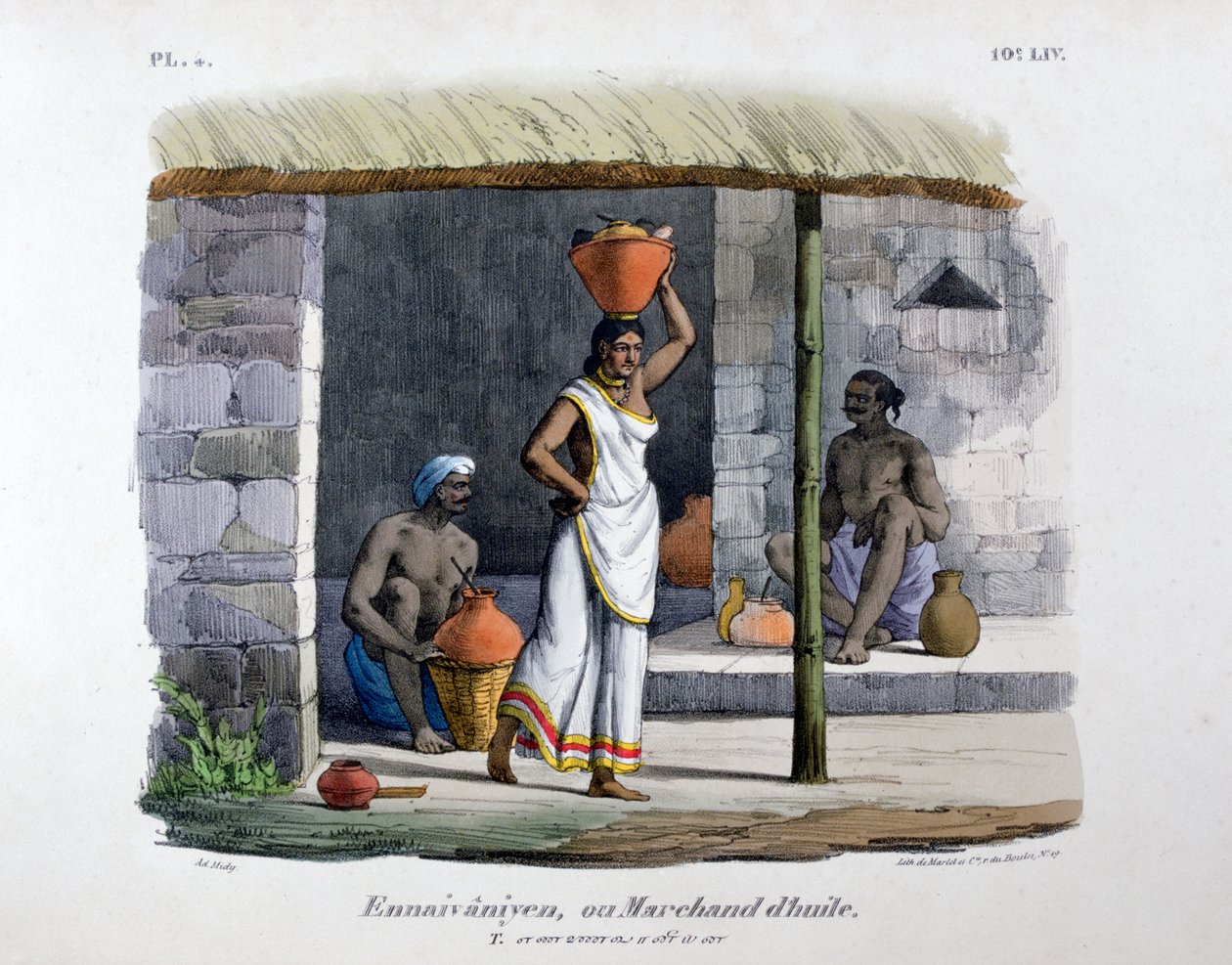Petrol Tüccarı, 1828 by Marlet et Cie