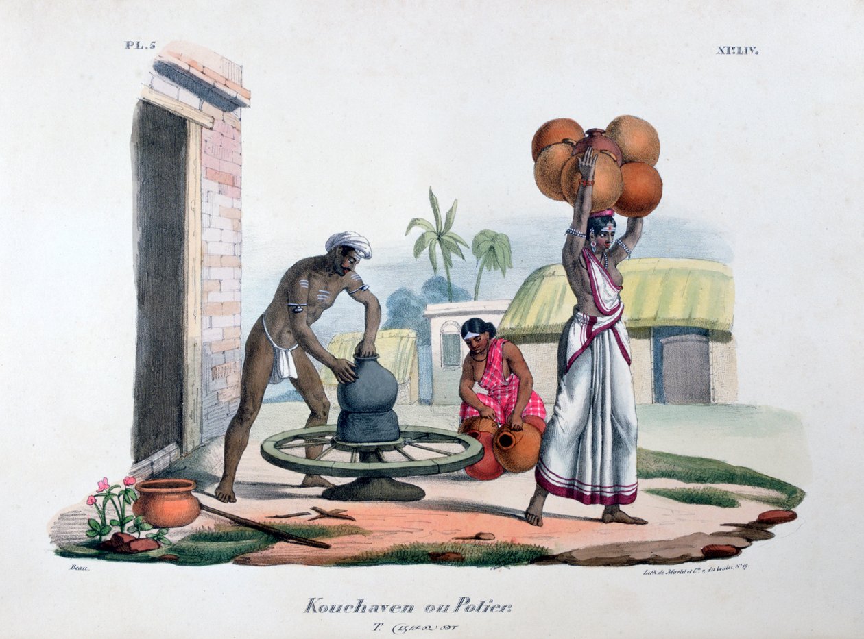 çömlekçi, 1828 by Marlet et Cie