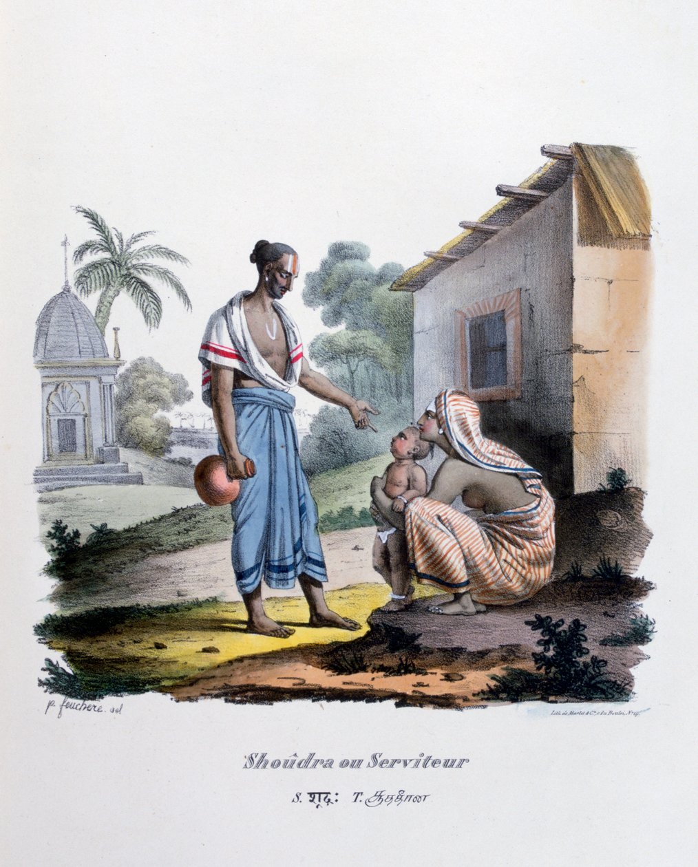 hizmetçi, 1828 by Marlet et Cie