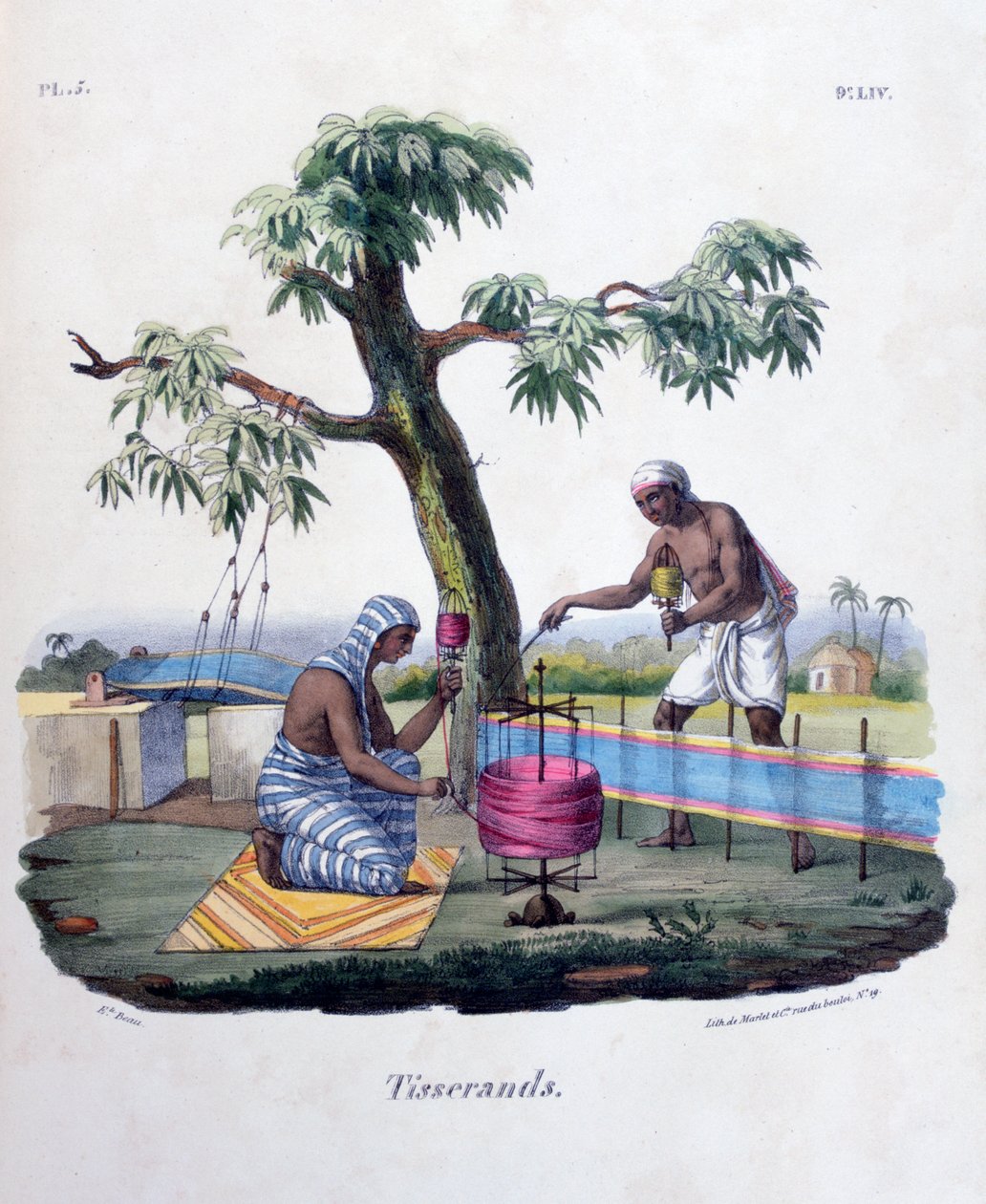dokumacılar, 1828 by Marlet et Cie