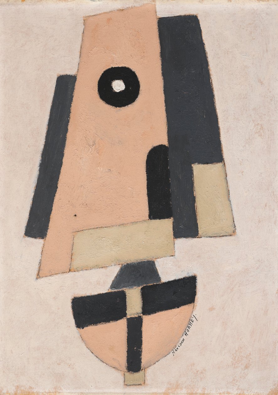 Tekne - Pembe ve Siyah Gövde (bkz. 165324) by Marsden Hartley