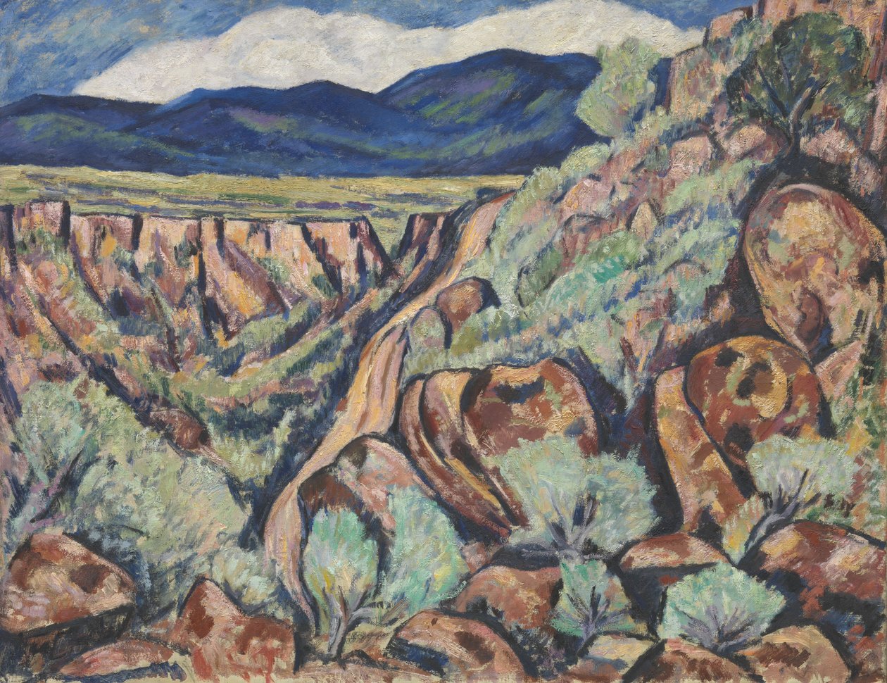 Manzara, New Mexico, 1919-20 by Marsden Hartley