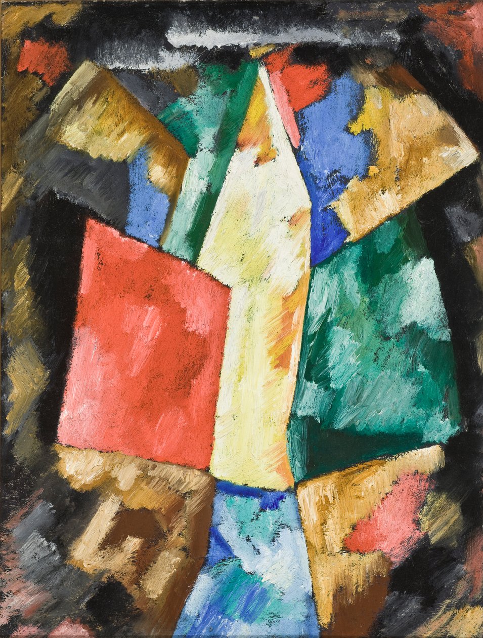 Soyutlama; Mavi, Sarı ve Yeşil, c.1913 by Marsden Hartley