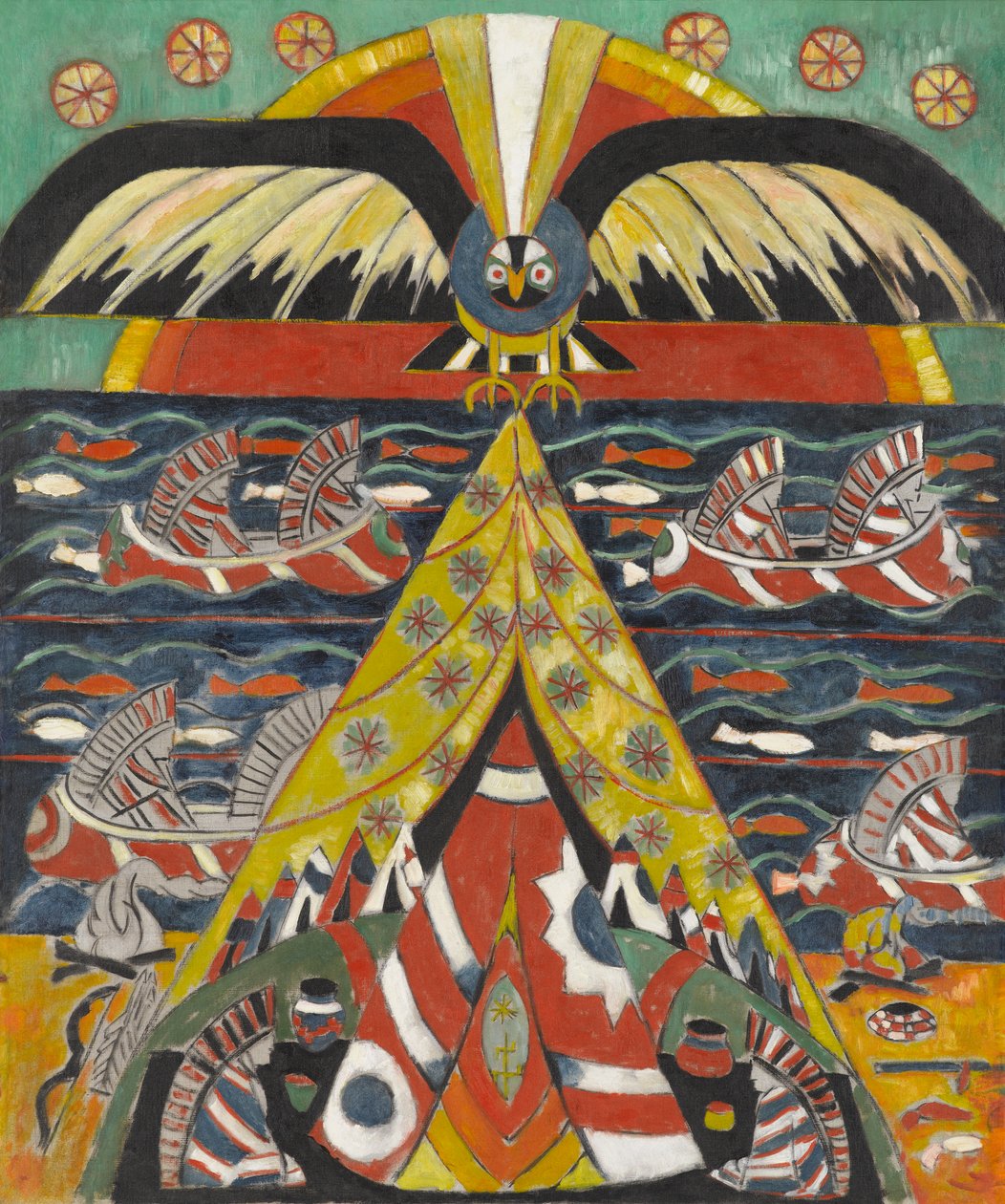 Hint Fantazisi, 1914 by Marsden Hartley
