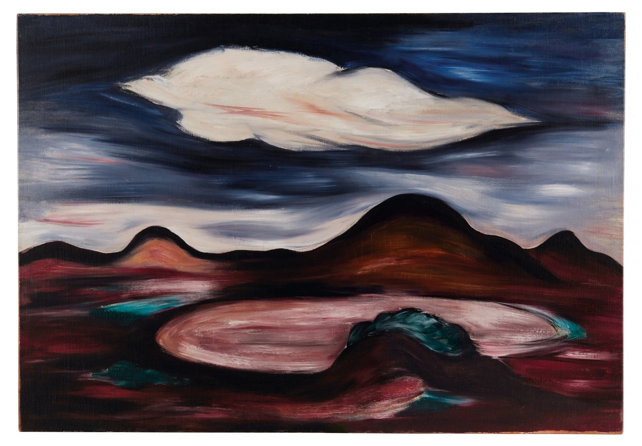 Tek Bulutlu Manzara by Marsden Hartley