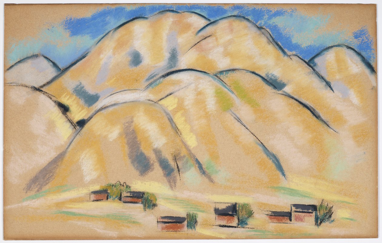 New Mexico Tepeleri by Marsden Hartley