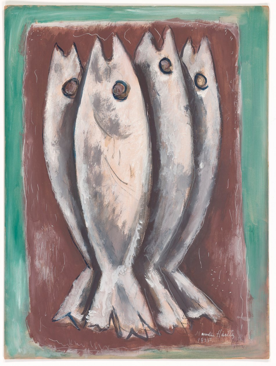 deniz hayaletleri by Marsden Hartley