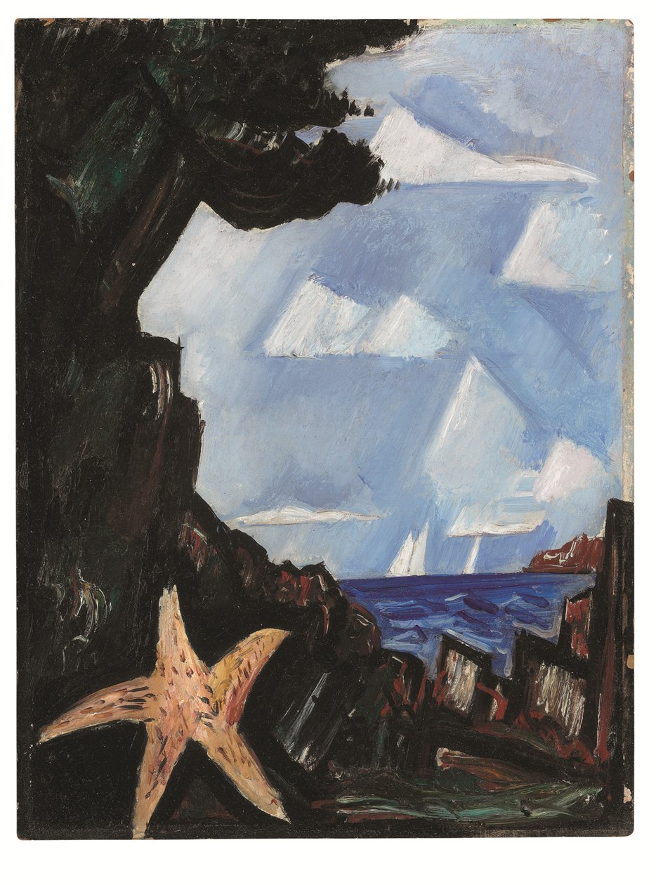 Deniz Manzarası -- Denizyıldızı, New England by Marsden Hartley