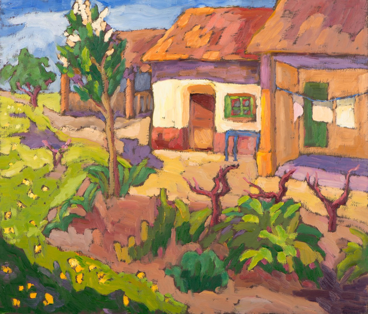 Bahar Uyanışı (2012) gemide yağ by Marta Martonfi Benke