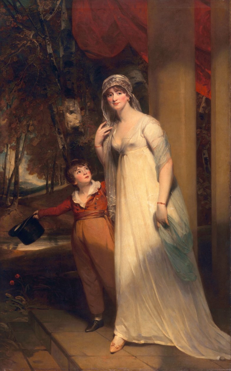 Frances Borlase, daha sonra Frances Grenfell ve Pascoe George Norman Grenfell, c.1804 by Martin Archer Shee
