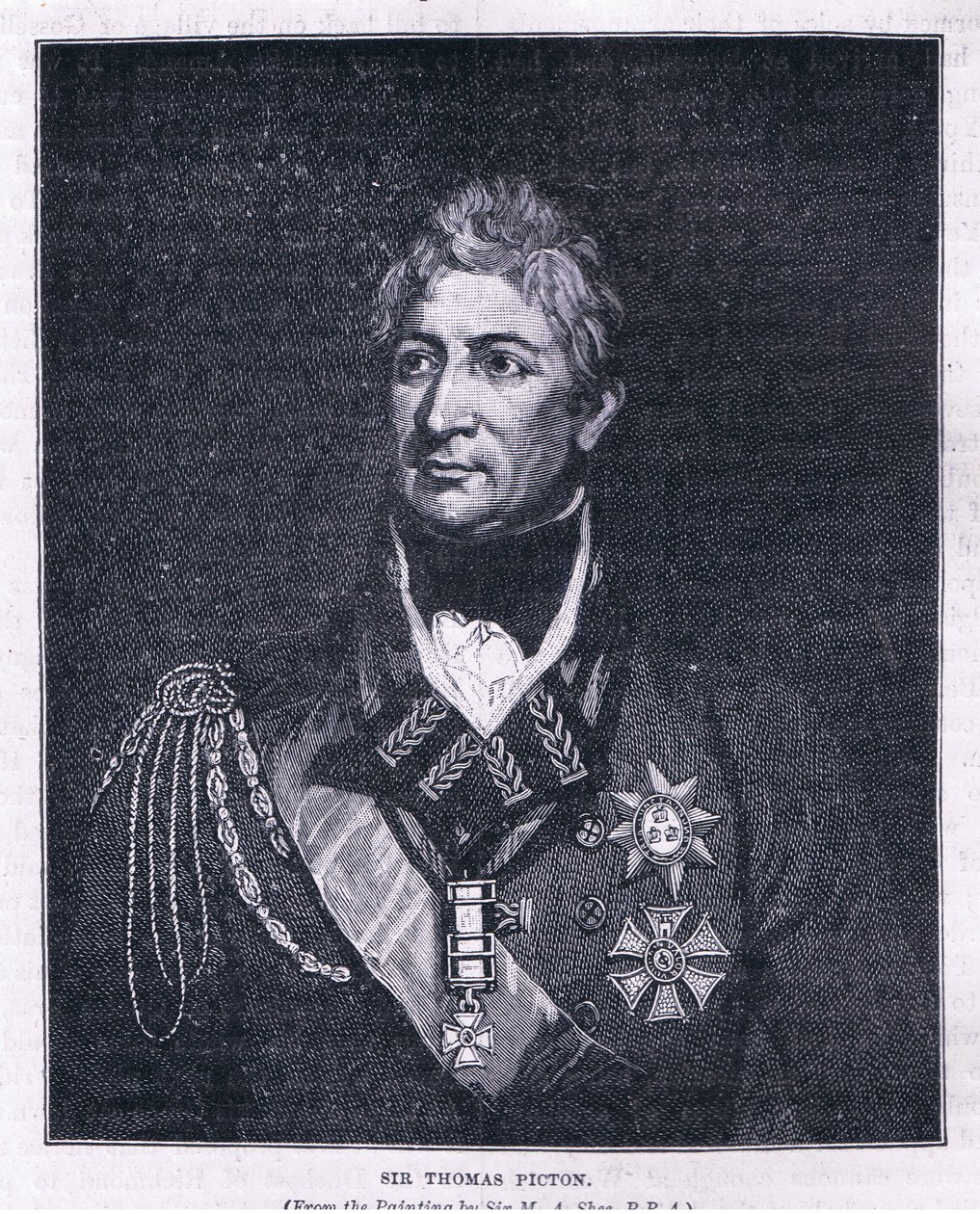 Sör Thomas Picton by Martin Archer Shee