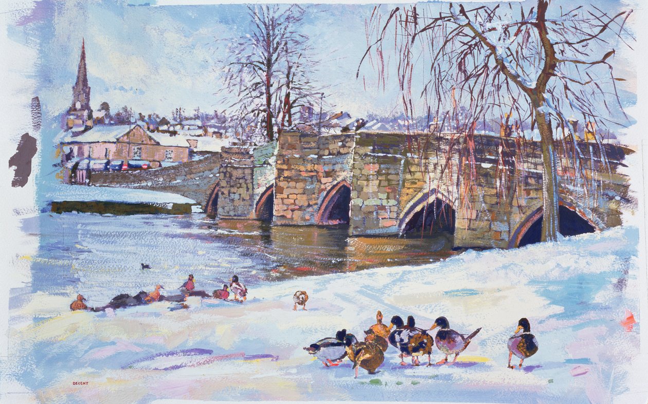 Bakewell Köprüsü, 1998 (guaj) by Martin Decent