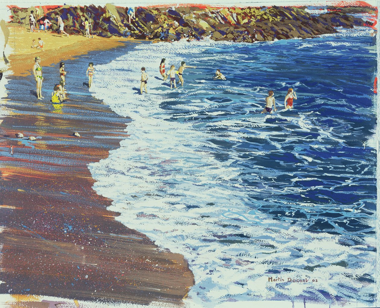 Kırıcılar, 2002 (kağıt üzerine wc ve guaj) by Martin Decent