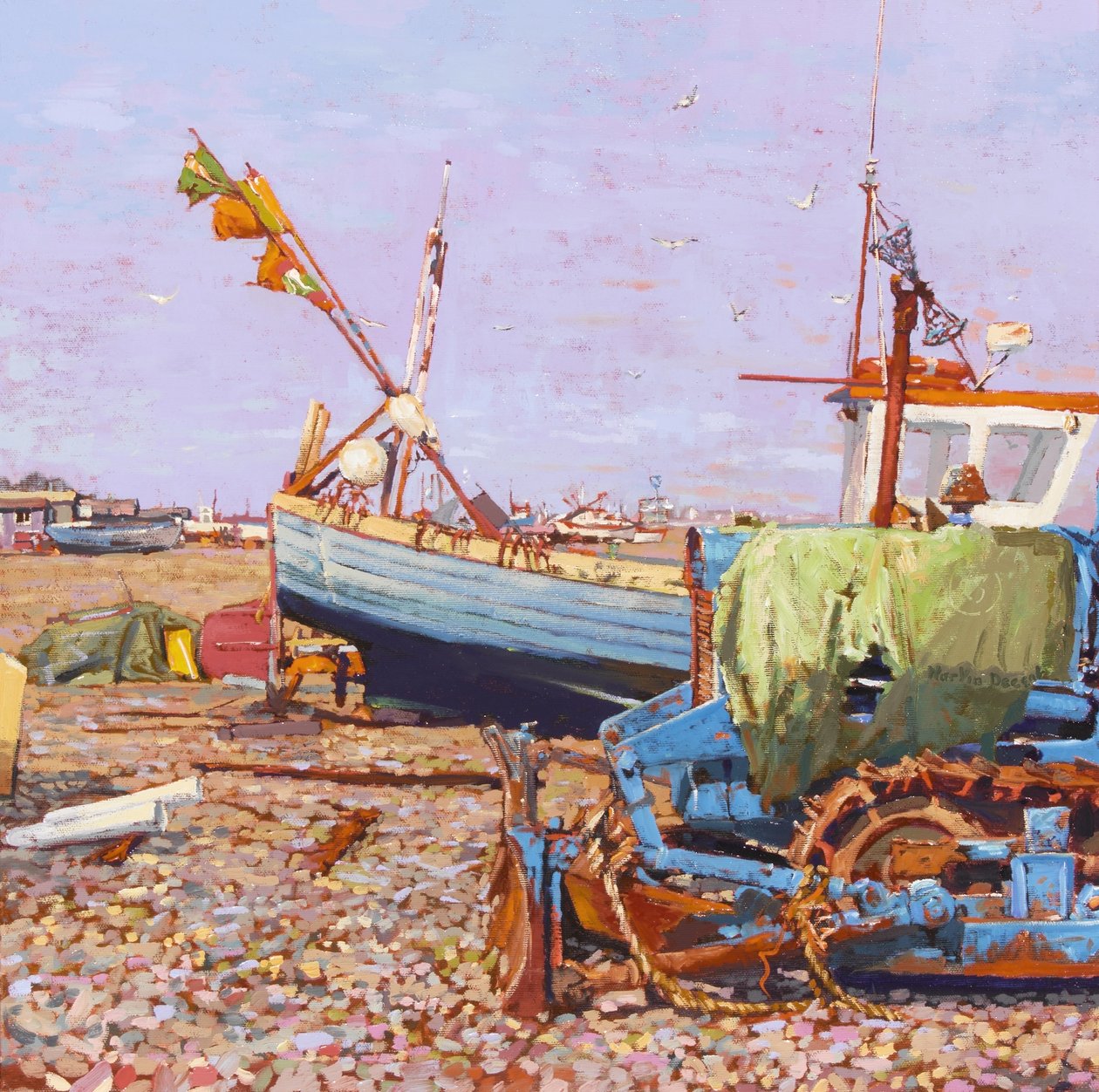 Berrak Mavi Gün (Aldeburgh Sahili) 2006 by Martin Decent