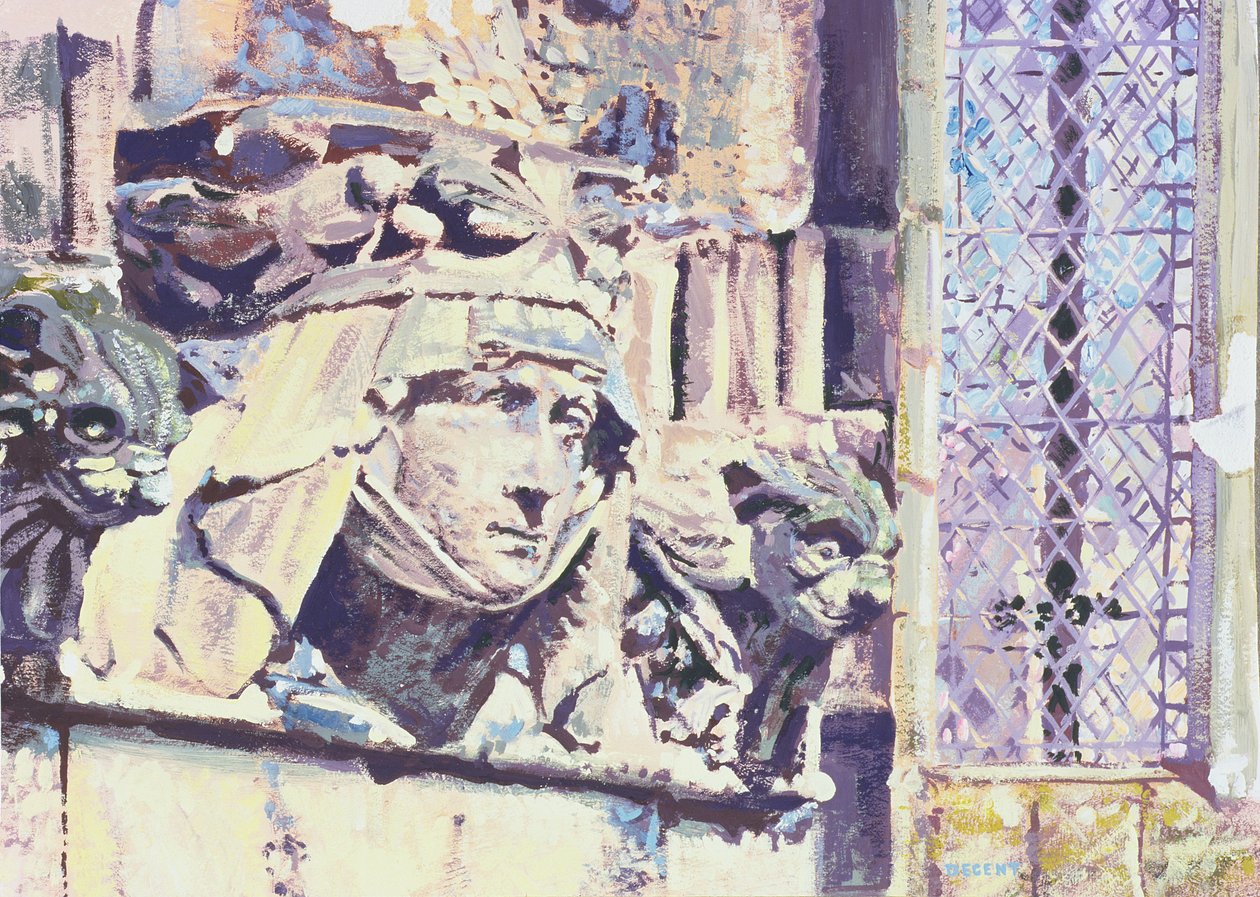 Anıların Erozyonu, 1996 (guaj) by Martin Decent