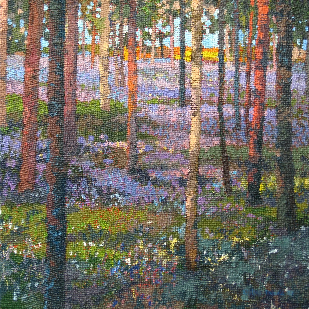 Geç Bluebell Wood, 2014 by Martin Decent
