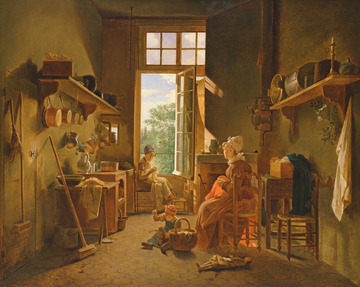 Mutfak İçi, 1815 by Michel Martin Drolling