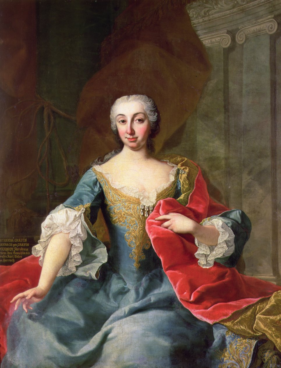 Katherina, Kontes Harrach nee Kontes Bouqnoy, Kont Karl Anton von Harrach