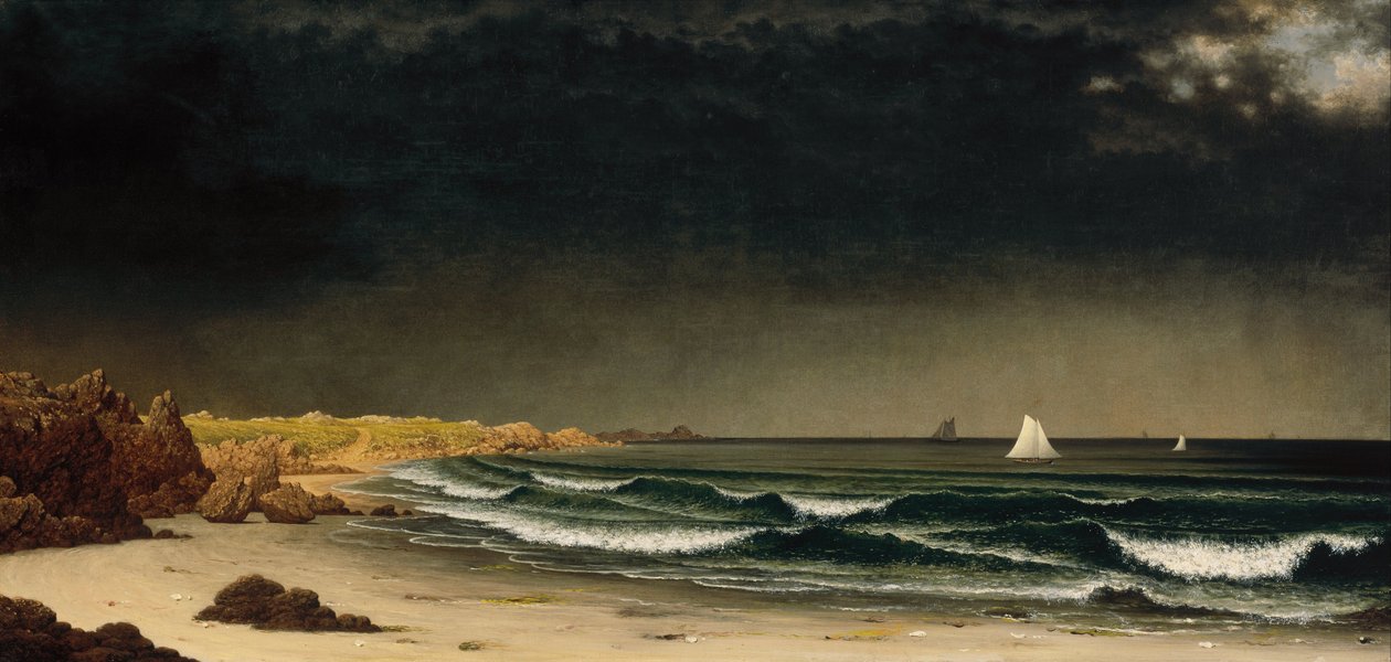 Newport yakınlarındaki Storm- Beach