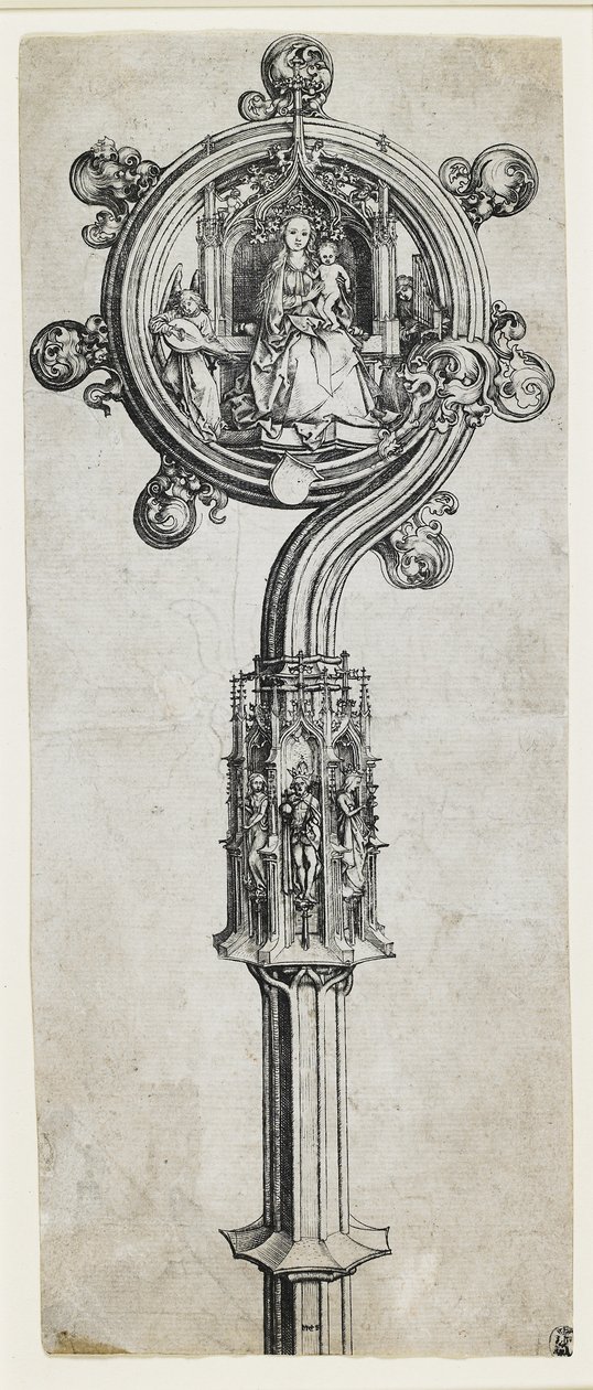 Bir Piskopos Crozier, c. 1475-1480 by Martin Schongauer