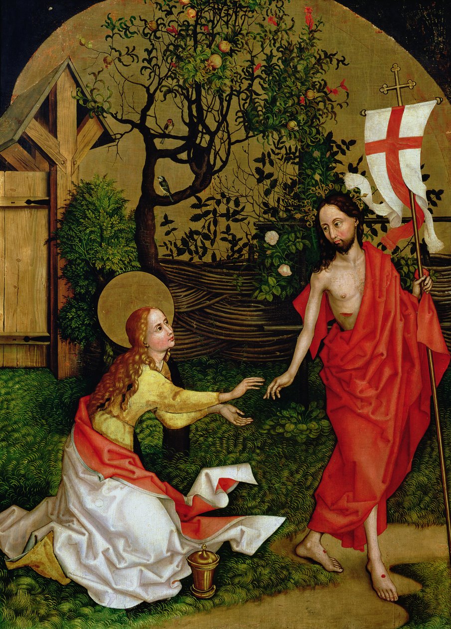 Dominiklilerin sunağı: Noli Me Tangere, c.1470-80 by Martin Schongauer