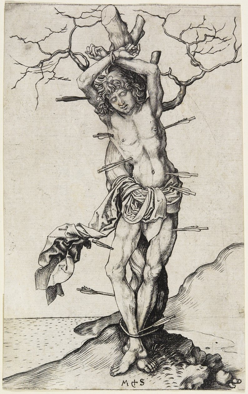 Aziz Sebastian, c. 1480-1490 by Martin Schongauer
