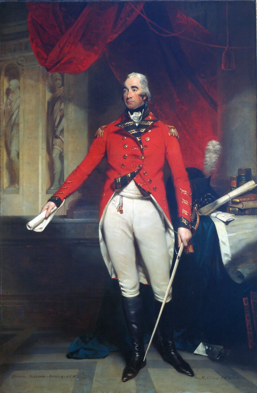 Francis Rawdon Hastings (1754-1862) 2. Moira Kontu, 1804 dolayları by Martin Archer Shee