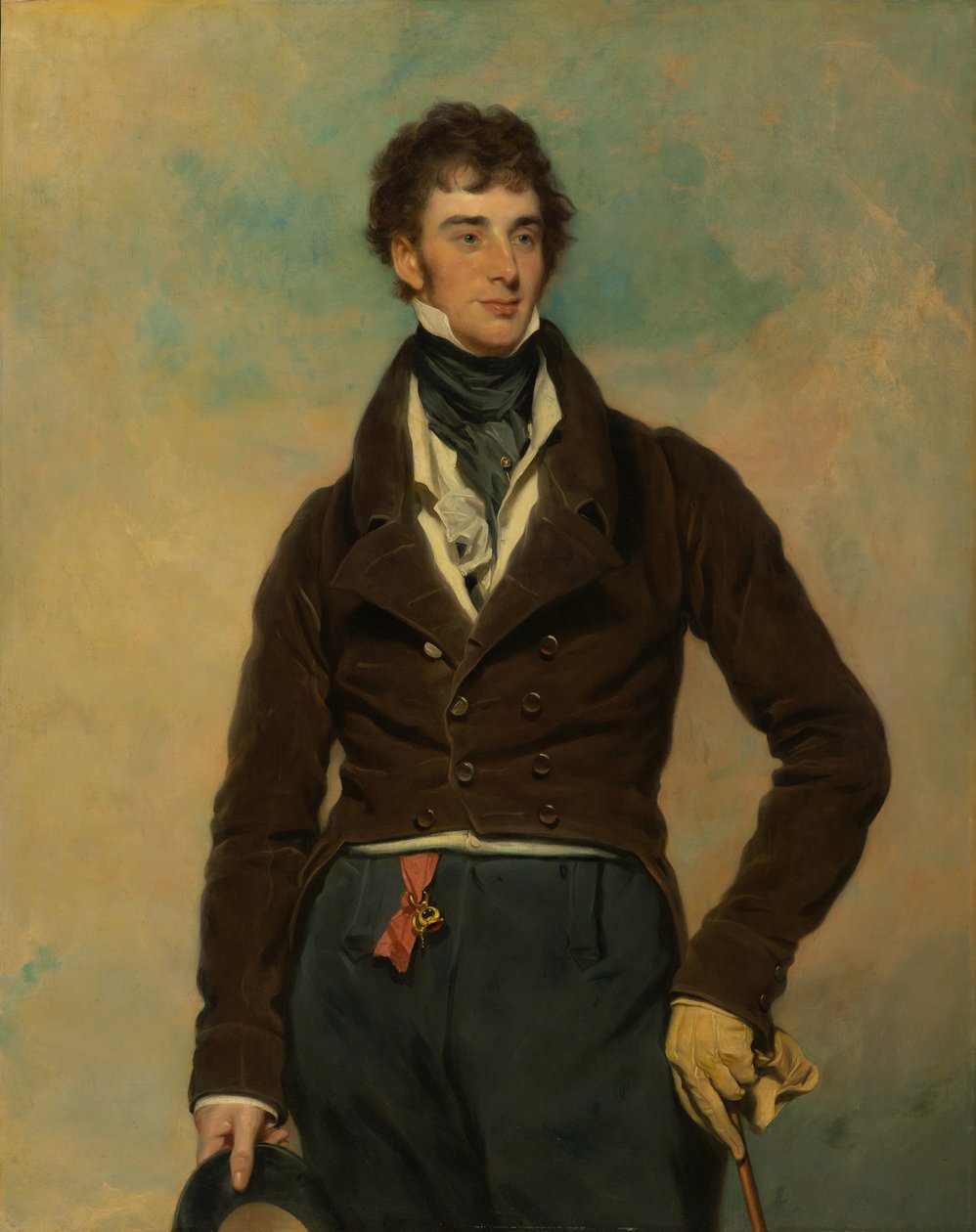 Bir Beyefendinin Portresi, yaklaşık 1815-1830 (tuval üzerine yağlı boya) by Martin Archer Shee