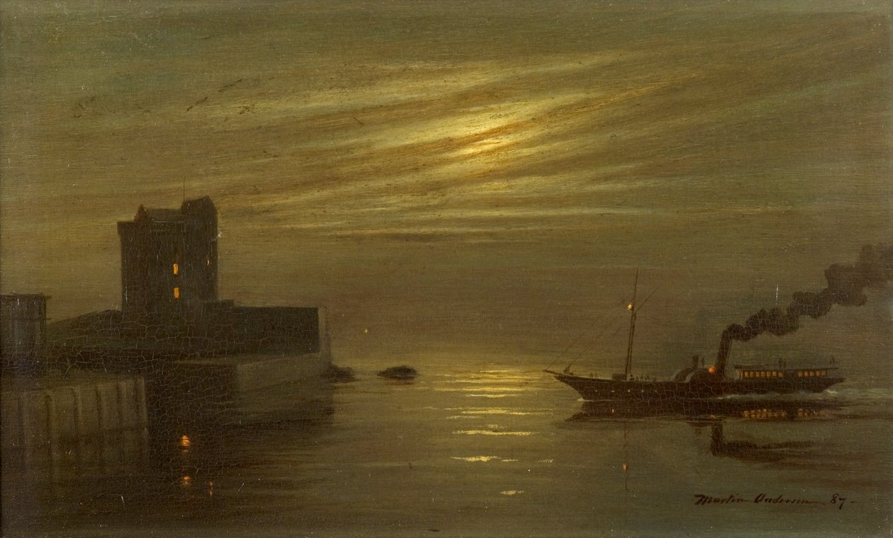 Broughty Kalesi - Mehtap Sahnesi by Martin  Anderson