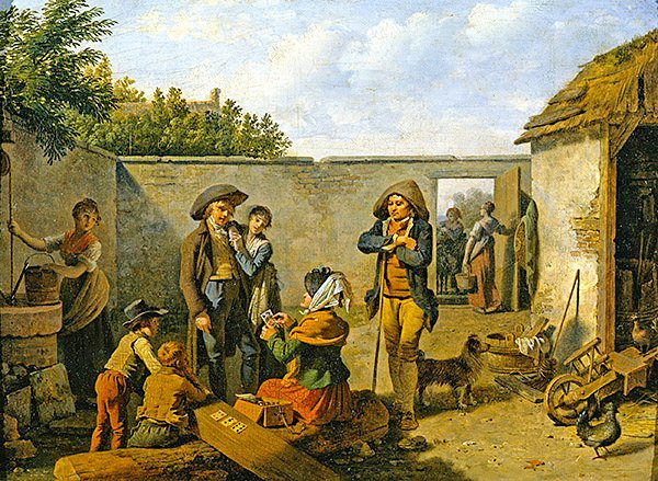Falcı (tuval üzerine yağlı boya) by Martin Drölling