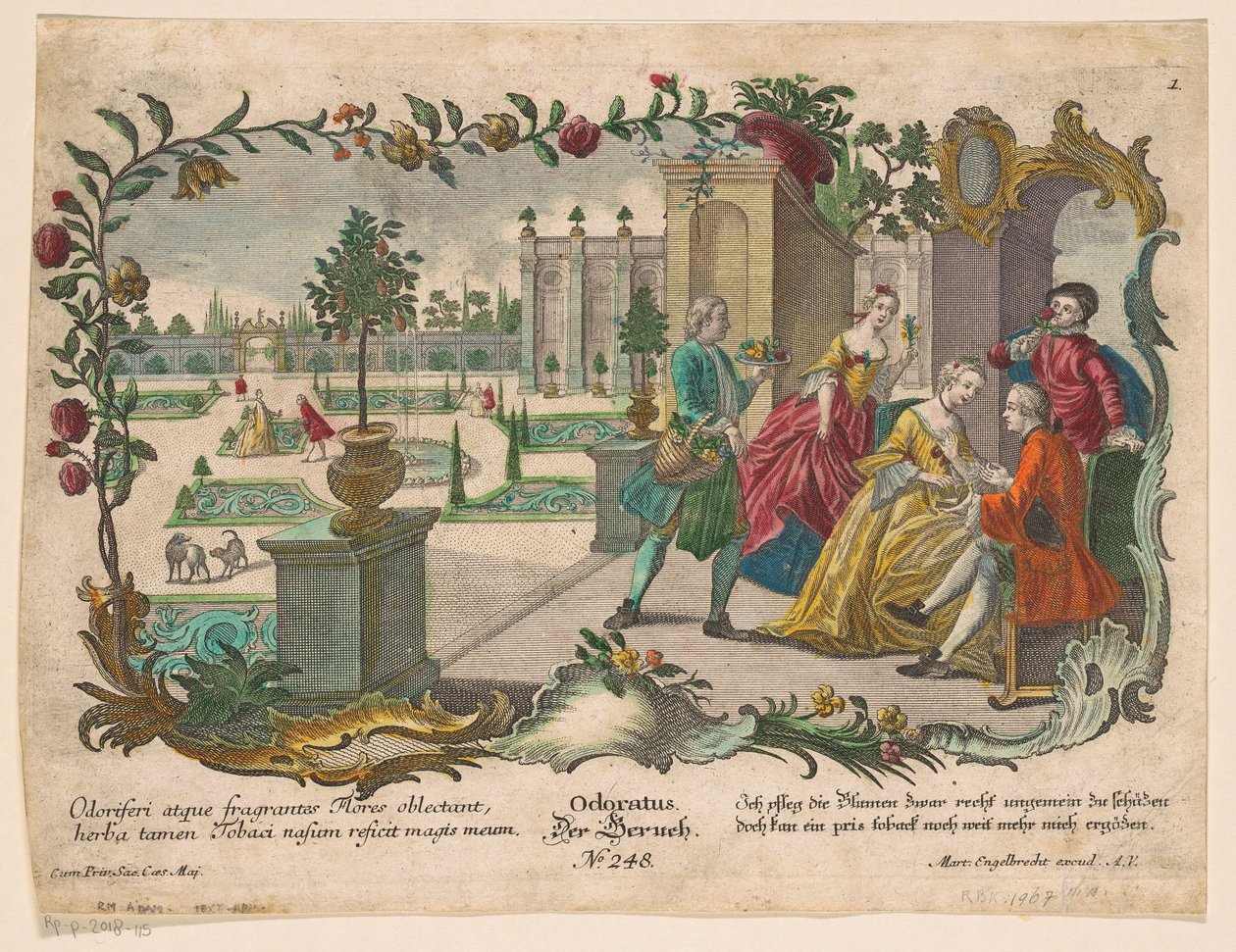 Koku Odoratus / Der Geruch (nesne üzerindeki başlık) Beş duyu (dizi adı) by Martin Engelbrecht