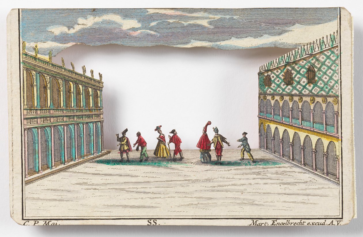 Venedik Karnavalı (Peep-show) by Martin Engelbrecht